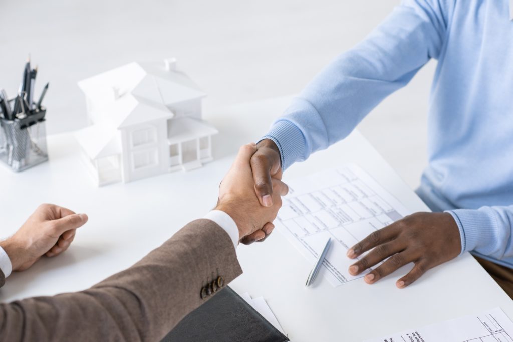 Handshaking After Signing Loan Papers